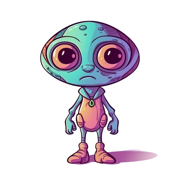 Cute Aliens Bundle - Clip Art Images