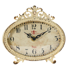 Antique White Shabby Chic Clock
