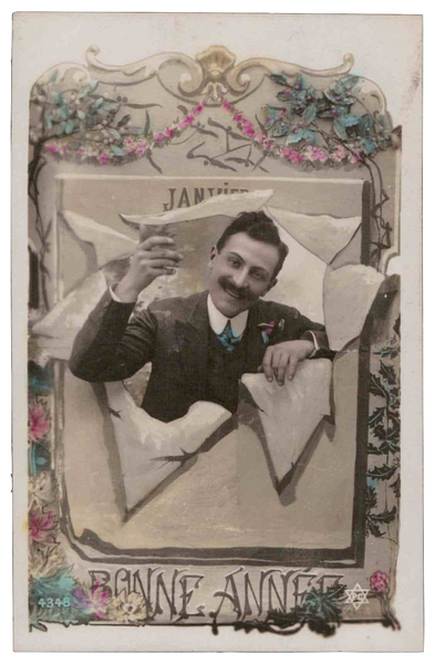 French Man Jan Bonne Anne Vintage Photo Postcard