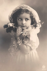 Little Gypsy Girl with Praying Hands