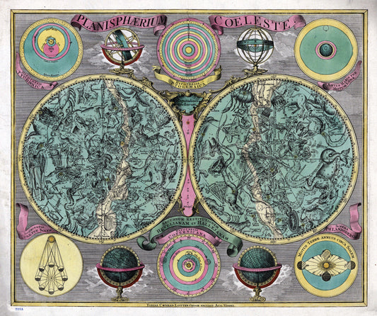 1772 Astronomy Map