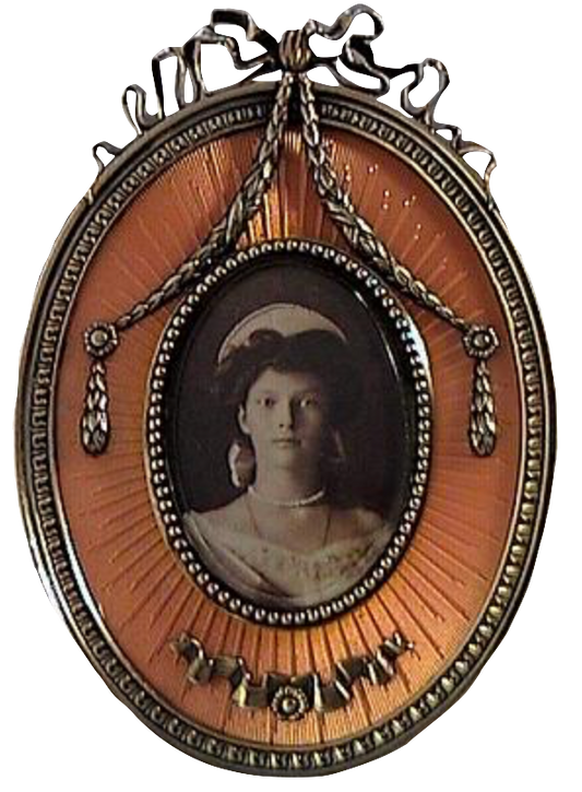 Antique Frame of beautiful woman