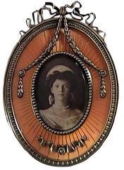 Antique Frame of beautiful woman