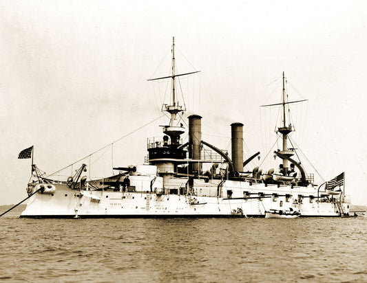 1900 Navy Battleship Photo