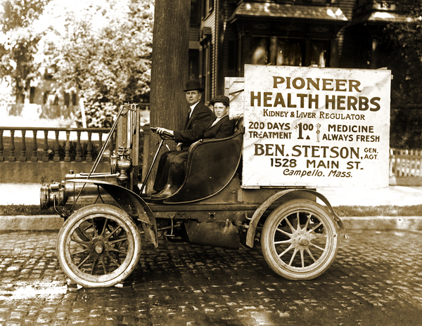 1918 Herb Truck Vintage Photo