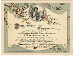 Sunday School Promotion Certificate