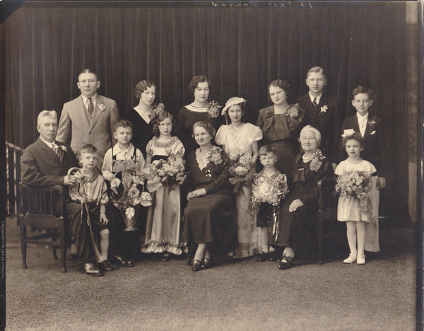 Antique Victorian Family Photo