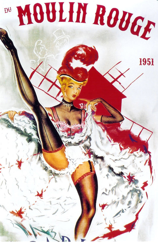 1951 Moulin Rouge Ephemera - Beautiful Dancer