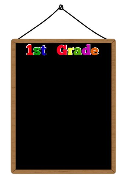 1st Grade Bundle - Everything for the 1st Grade Scrapbook!  33 Images