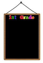 1st Grade Bundle - Everything for the 1st Grade Scrapbook!  33 Images