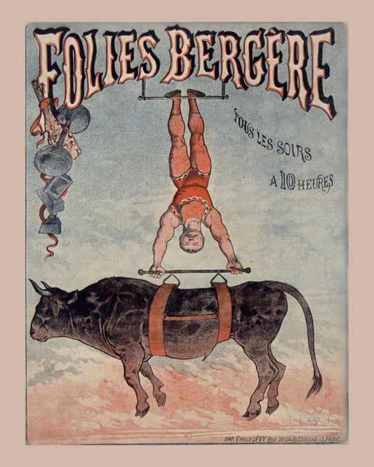 The Folies Bergère French Cabaret - Circus Performers Print #6