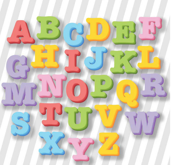 A-Z Colorful Alphabet Letters 26 letters