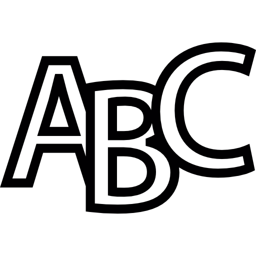 ABC to color in