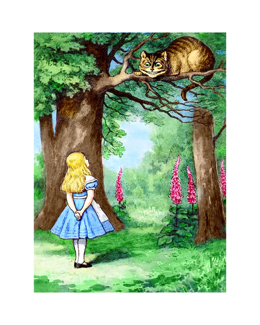 Alice In Wonderland - Cheshire Cat 8x10 Print