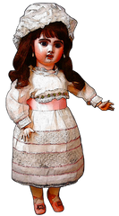 Antique Doll Set - 3 Dolls & Printable