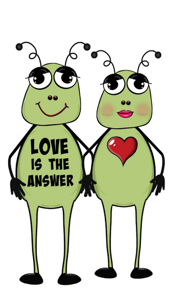 #24 Alien Couple - Love is the answer