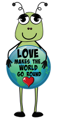 Alien #11 - "Love Makes The World Go Round"   Alien Clip Art