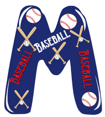 Baseball Boy Alphabet 26 Letters A-Z - Transparent PNG Images - Scroll to see each letter to download each image