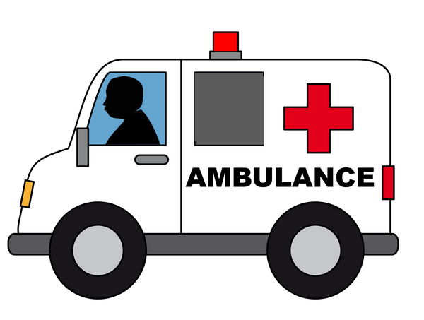 Ambulance with Ambulance Driver