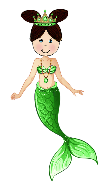 Angie Mermaid in Green she also comes in blue, green, pink and Turquoise