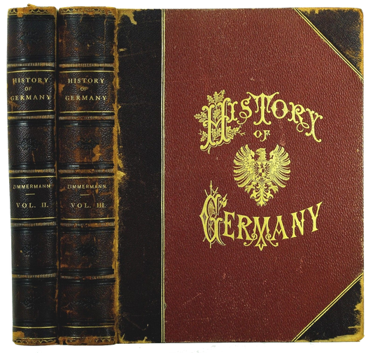 Antique Book "History of Germany"