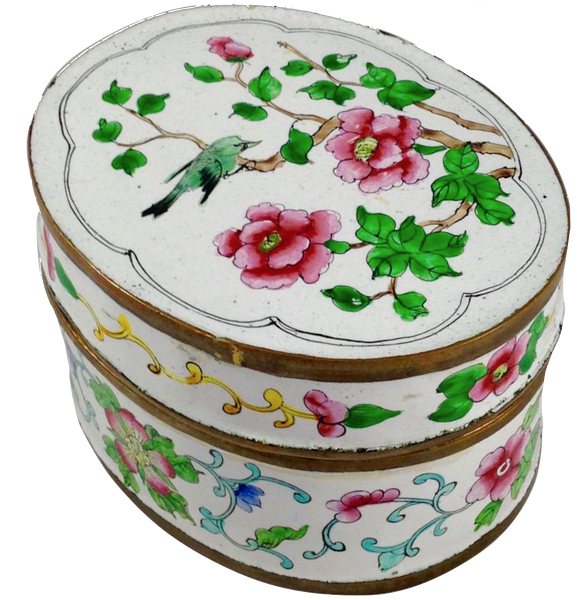 Antique Enamel Box