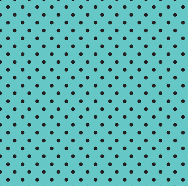 Blue & Black Polkadot Backgrounds - 3 Shades of Blue 12x12