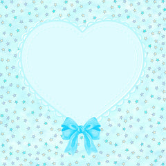 Aqua on Stars Background Scrapbook Page 12x12 Scrapbook Page, Frame or Background