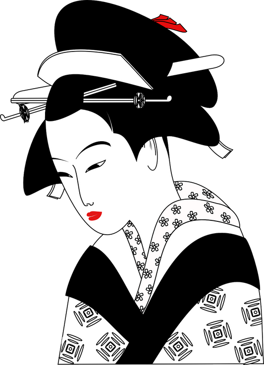 Beautiful Asian Geisha Girl #1