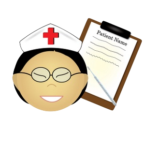 Asian Nurse or Doctor - MedicalHealth Icon