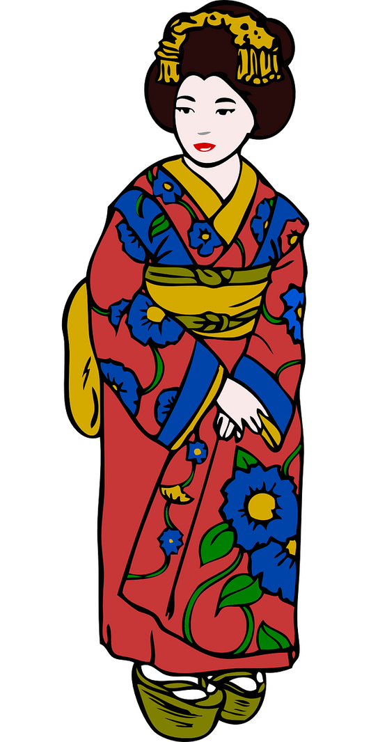 Asian Geisha Girl