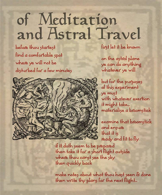 Meditation & Astral Travel- Mystical Ephemera