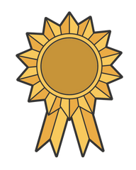 Gold Star Award Ribbon