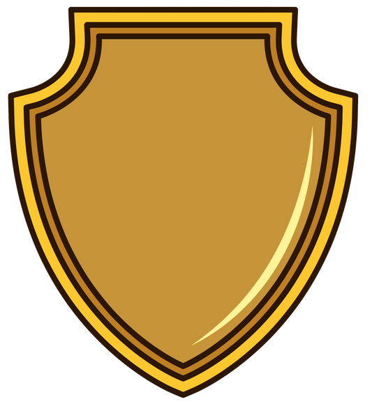 Gold Shield Award Badge