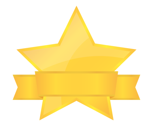 Gold Star Award Banner