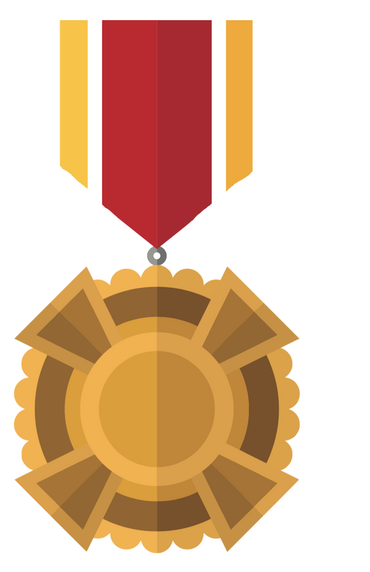 Gold & Red Badge Award