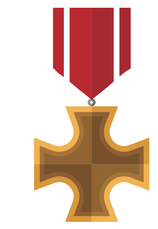 Gold & Red Cross Badge Award
