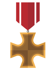 Gold & Red Cross Badge Award