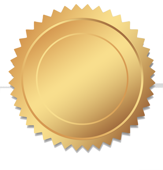 Gold Shiny Award Seal #2