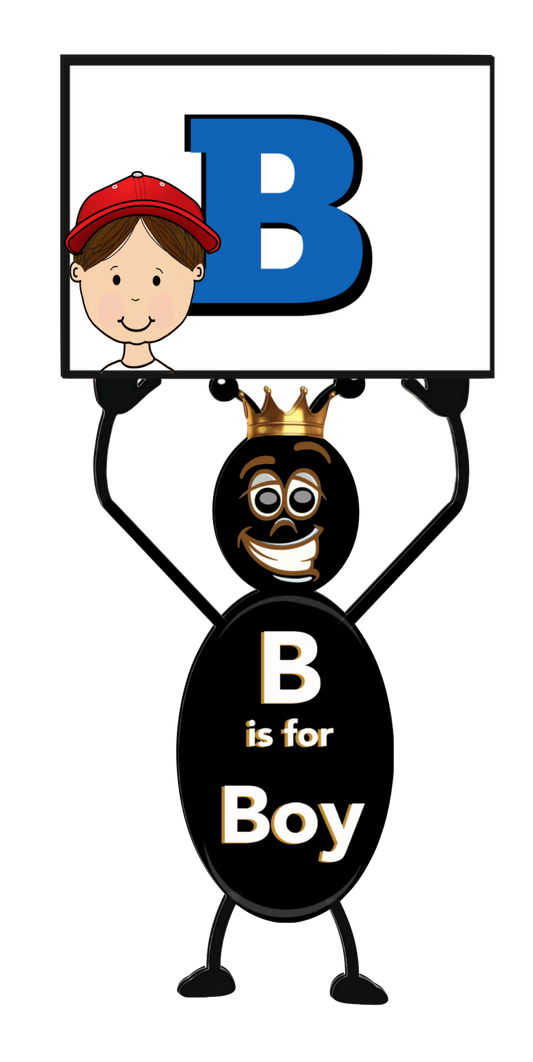 Alphabet - Letter B - Ant Alphabet Clip Art