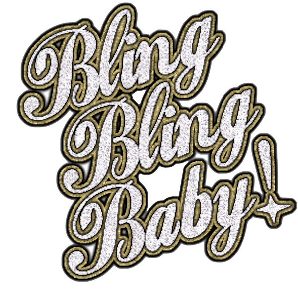 Bling Bling Baby Words for Scrapbook