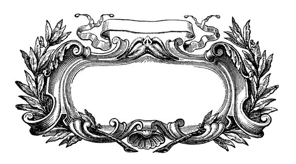 #2 Ornate Rococo Baroque Black & White Window Frames both ping transparent and ping transparent with white middle