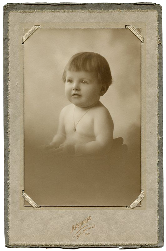 Vintage - Antique Baby Photo Bundle #2 - Six adorable baby pics