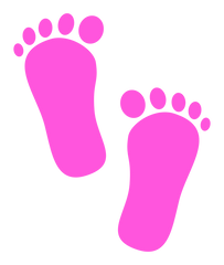 Baby Girl Pink Feet