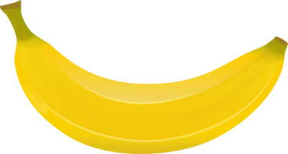 Banana Set 9 Bananas - PNG Clip Art