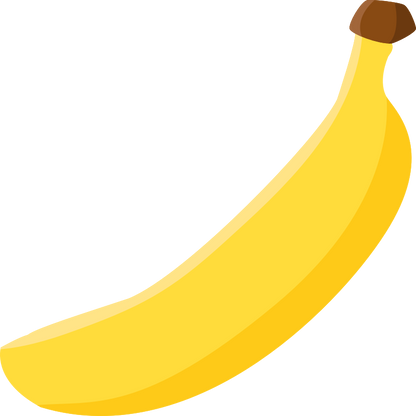 Banana Set 9 Bananas - PNG Clip Art
