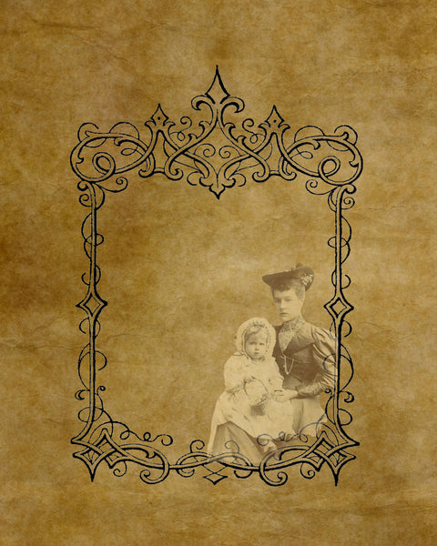 Mother's Love Vintage 8x10 Background