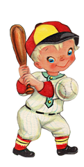 Little Baseball Boy - Vintage