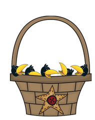 Baby Crows in a Basket