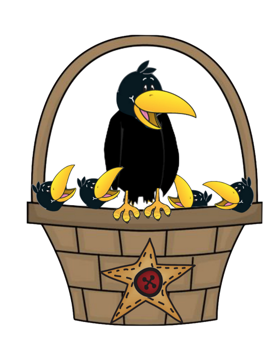 Crows in a Basket with Star